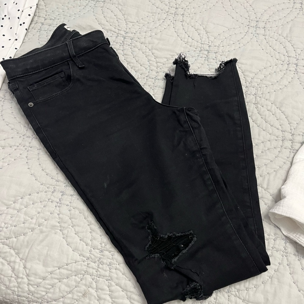 COPY - ABERCROMBIE & FITCH THE SUPER SKINNY ANKLE MID RISE